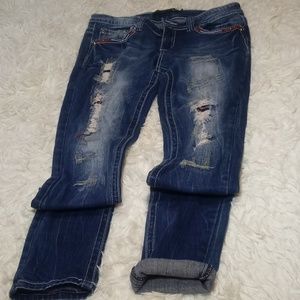 Women's mid-rise skinny jeans